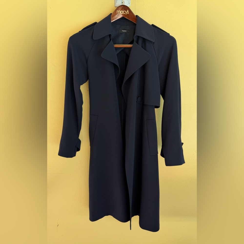 Theory Perfect Raglan Trench Coat